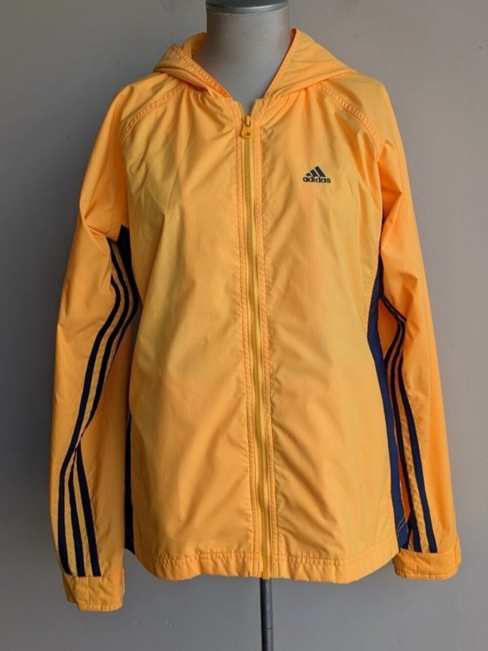 Adidas Orange Windbreaker Jacket